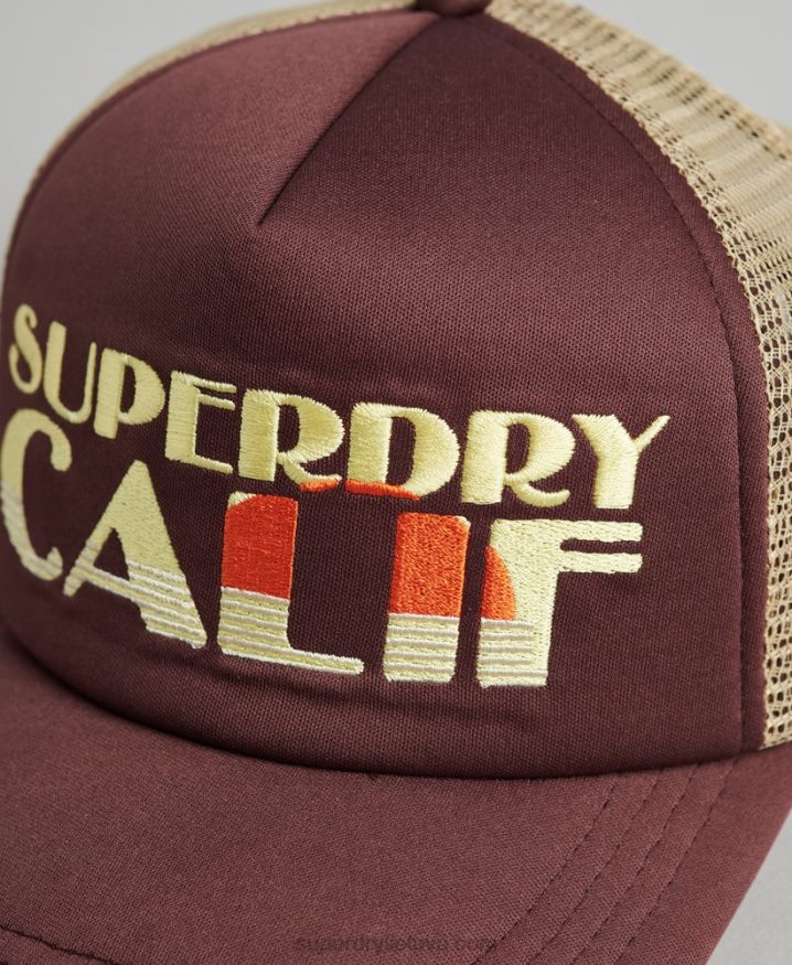 Superdry Vintage Trucker Cap Brown Men