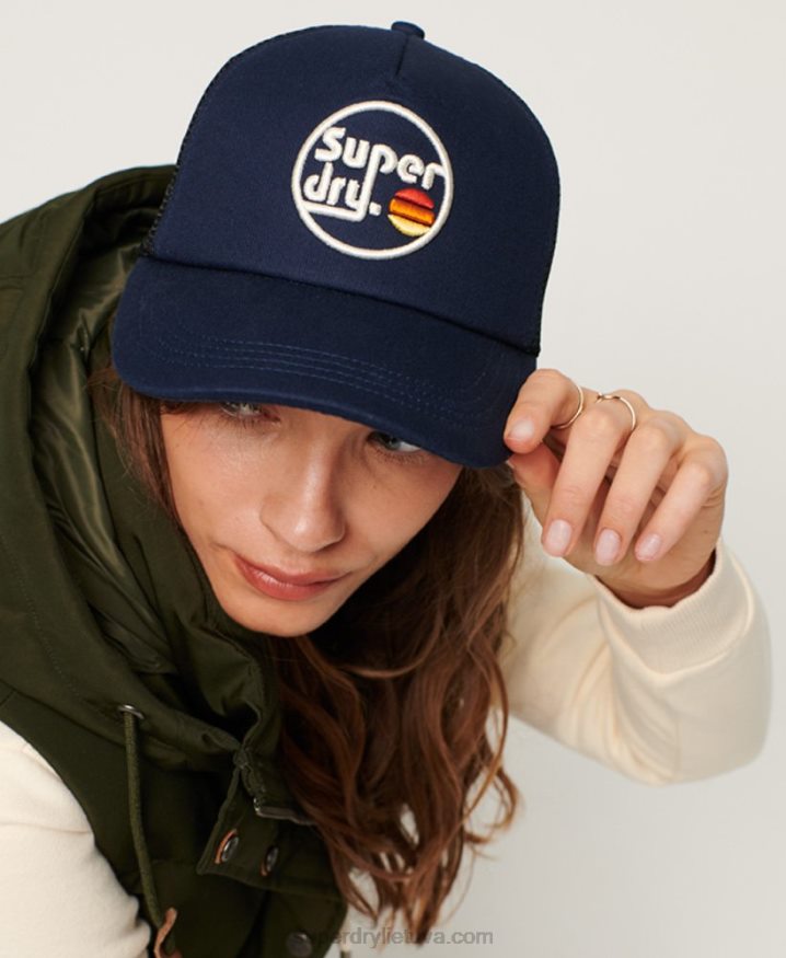 Superdry Vintage Trucker Cap Navy Men