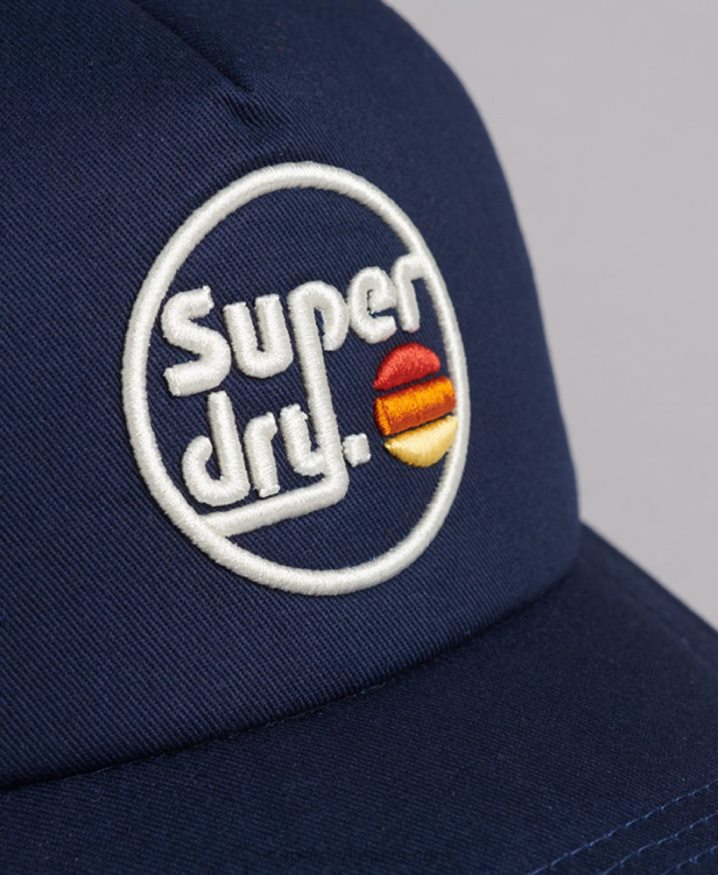 Superdry Vintage Trucker Cap Navy Men