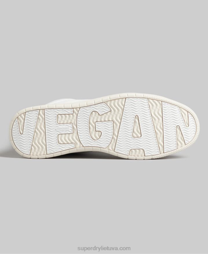 Superdry Vintage Vegan Basket High Trainers White Men