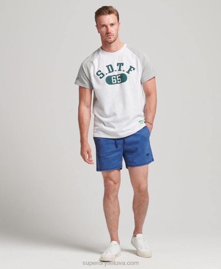 Superdry Vintage Wash Shorts Blue Men