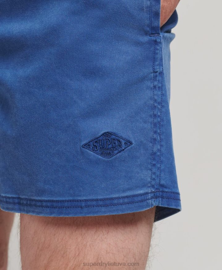 Superdry Vintage Wash Shorts Blue Men