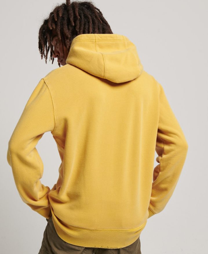 Superdry Vintage Washed Hoodie Gold Men