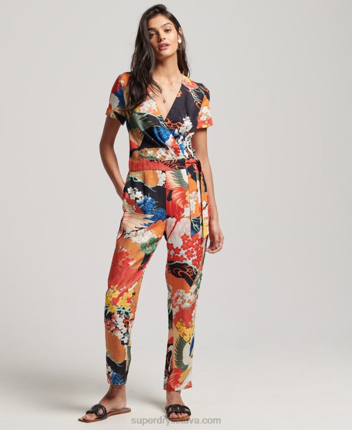 Superdry Vintage Woven Jumpsuit Multi Women