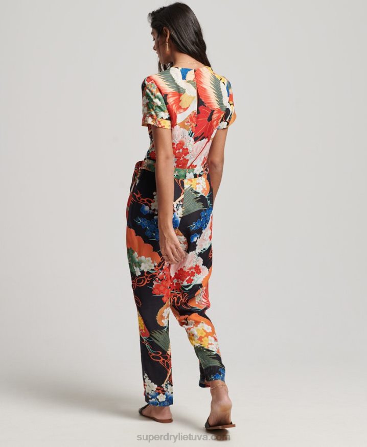 Superdry Vintage Woven Jumpsuit Multi Women