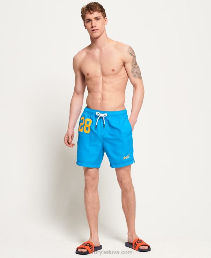 Superdry Waterpolo Swim Shorts Blue Men