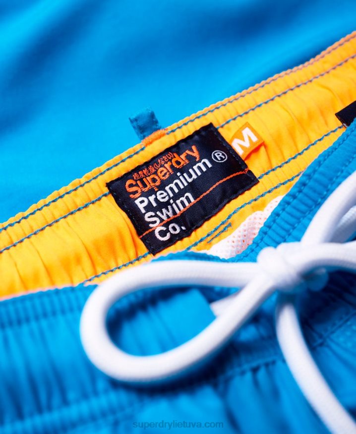 Superdry Waterpolo Swim Shorts Blue Men