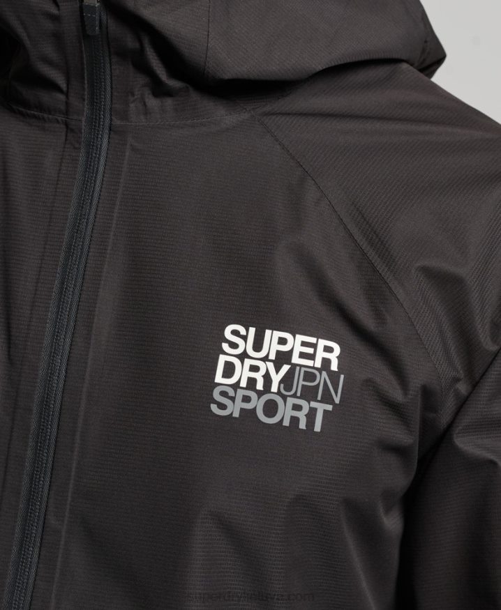 Superdry Waterproof Jacket Black Men