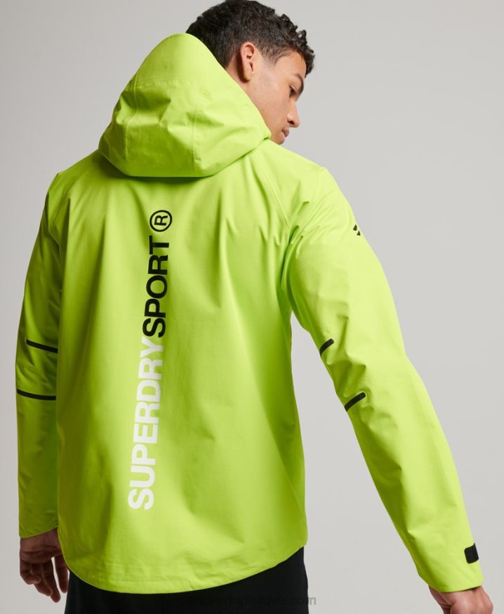 Superdry Waterproof Jacket Green Men