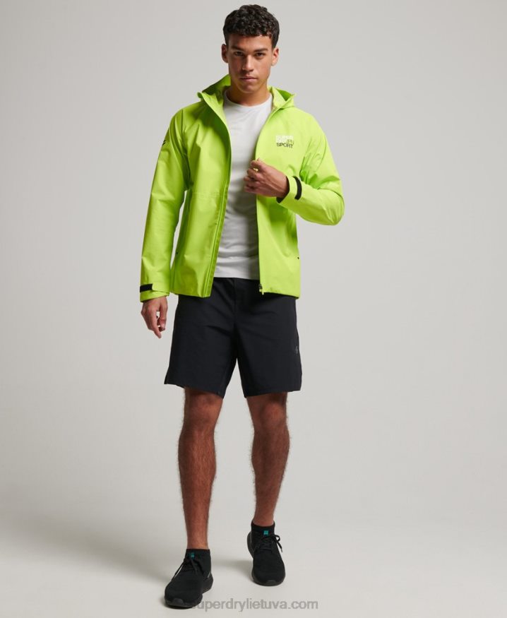 Superdry Waterproof Jacket Green Men