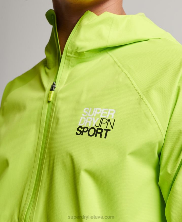 Superdry Waterproof Jacket Green Men