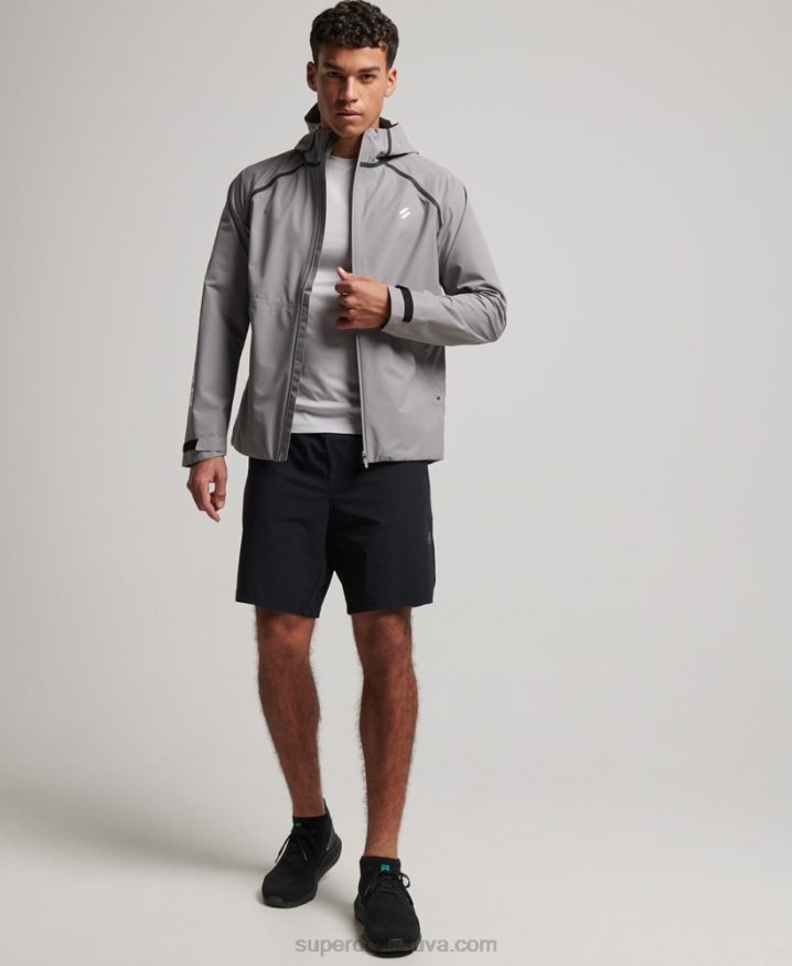 Superdry Waterproof Jacket Grey Men