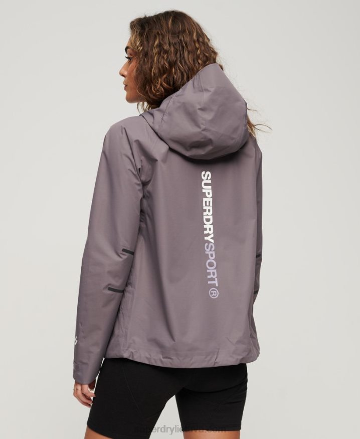 Superdry Waterproof Jacket Grey Women