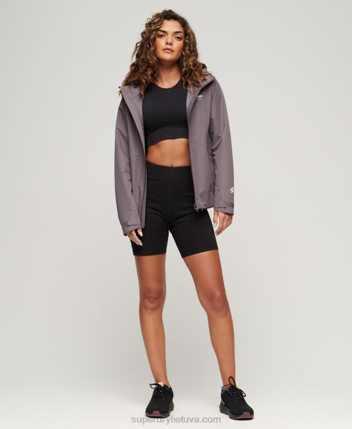 Superdry Waterproof Jacket Grey Women