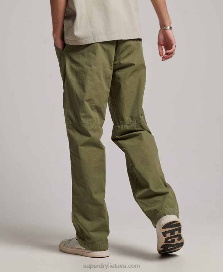 Superdry Woven Joggers Khaki Men