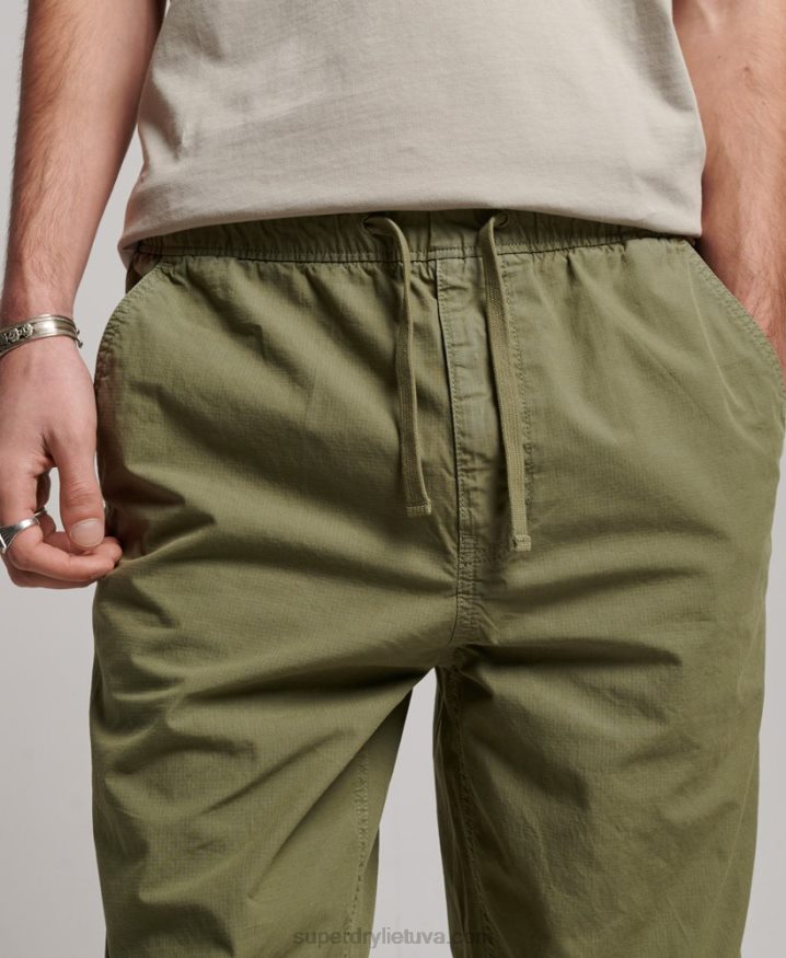 Superdry Woven Joggers Khaki Men