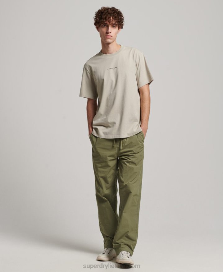 Superdry Woven Joggers Khaki Men