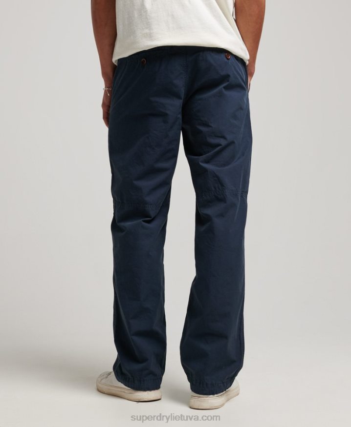 Superdry Woven Joggers Navy Men