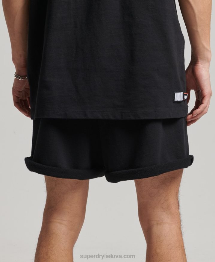 Superdry X Surplus Jersey Shorts Black Men