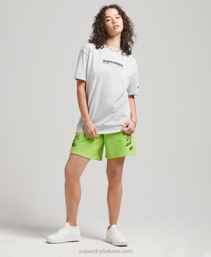 Superdry X Surplus Jersey Shorts Green Men