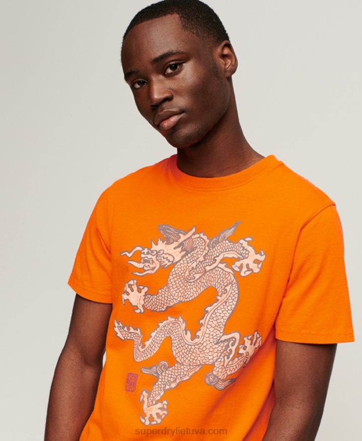 Superdry x Komodo Vintage T-Shirt Orange Men