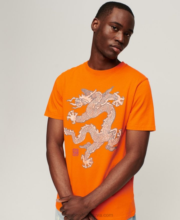 Superdry x Komodo Vintage T-Shirt Orange Men