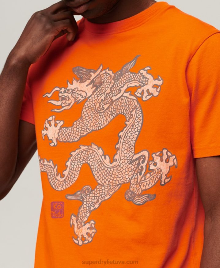 Superdry x Komodo Vintage T-Shirt Orange Men