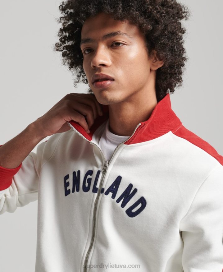 Superdry x Ringspun Football England Track Top White Men