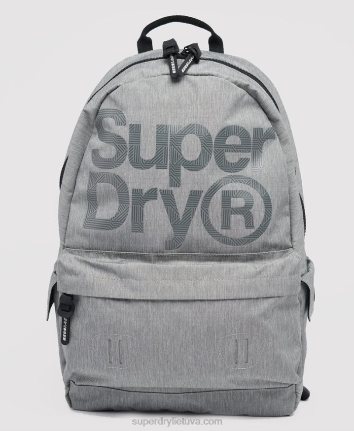 Superdry Logo Montana Rucksack Grey Men