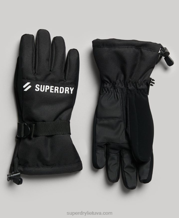 Superdry Snow Gloves Black Men