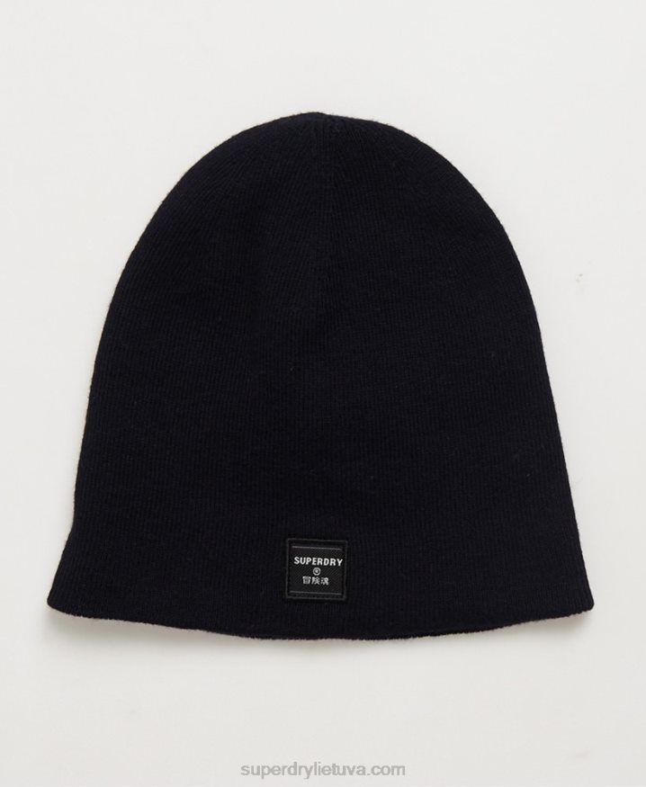 Superdry Fine Luxe Beanie Hat Navy Men