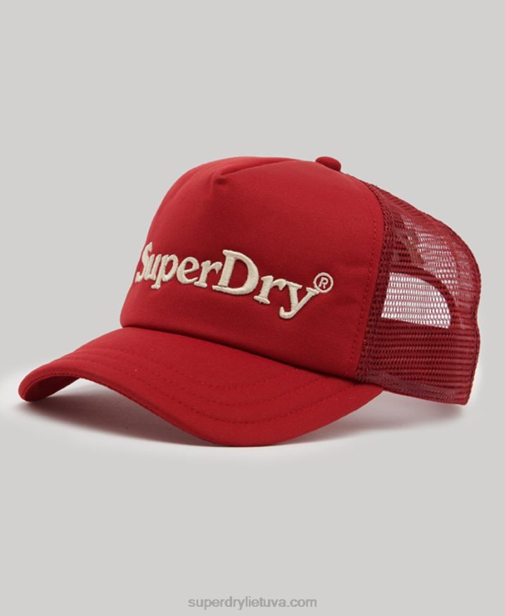 Superdry Graphic Trucker Cap Red Men