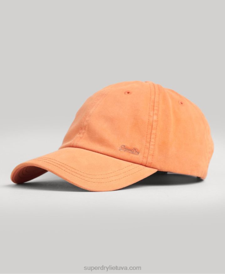 Superdry Vintage Embroidered Cap Orange Men Superdry Vintage Embroidered Cap Orange Men