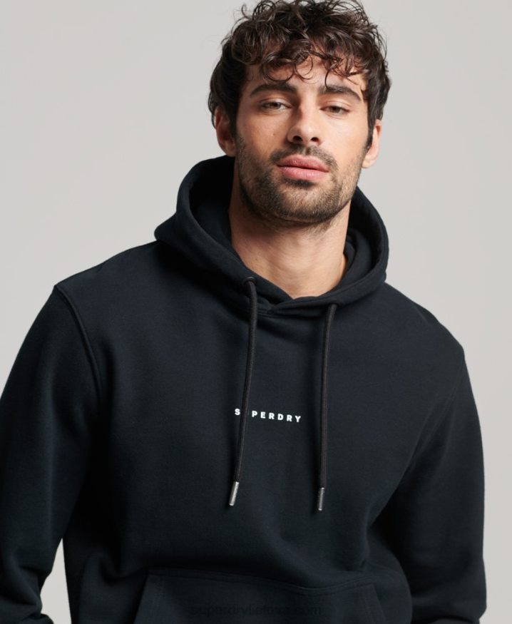 Superdry Code Surplus Logo Hoodie Black Men