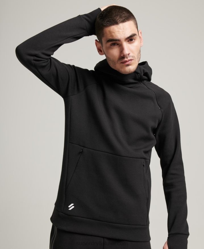 Superdry Gymtech Hoodie Black Men