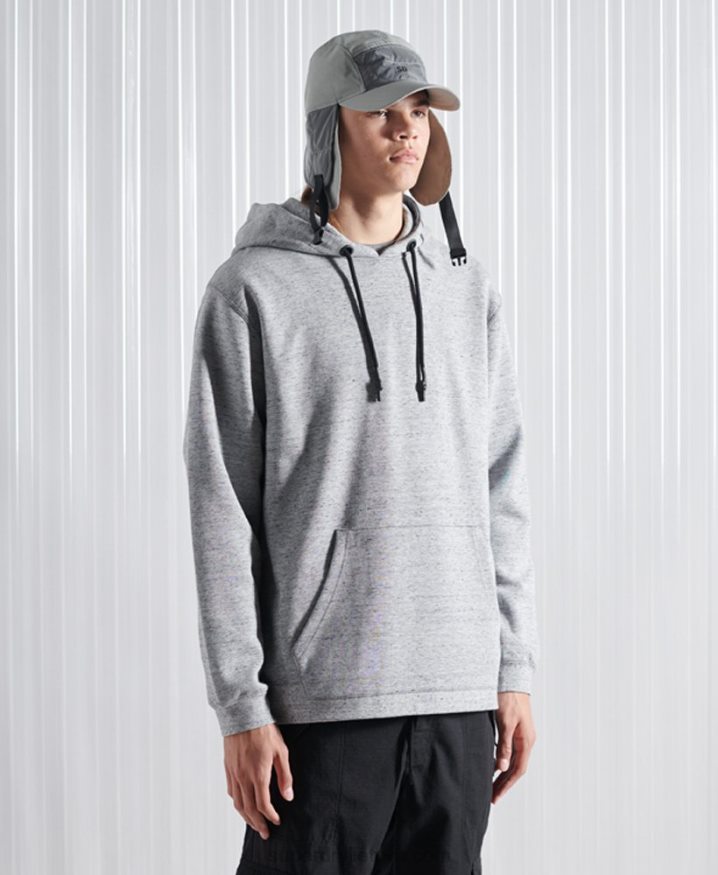 Superdry Limited Edition SDX NYC Hoodie Grey Men