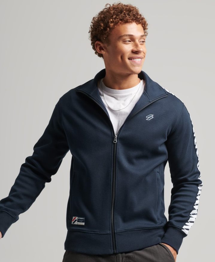 Superdry Tape Track Top Navy Men