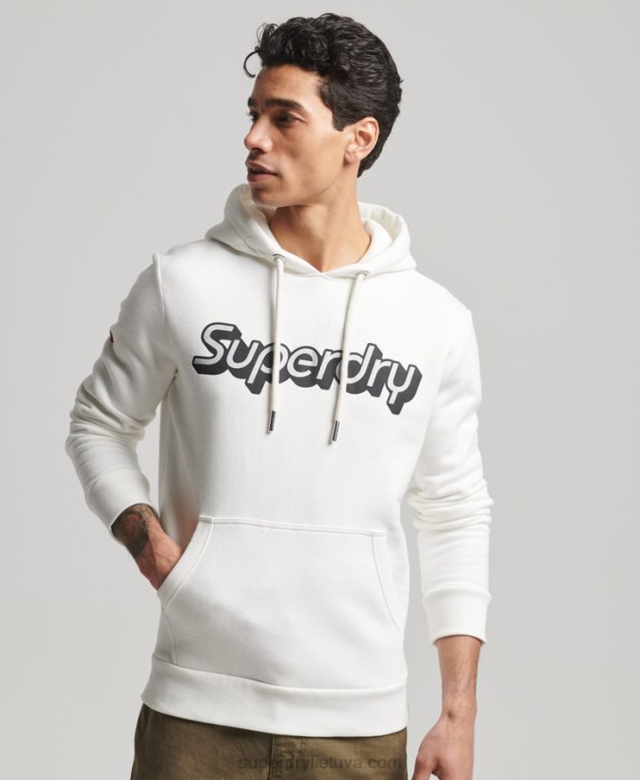 Superdry Trading Co Hoodie White Men