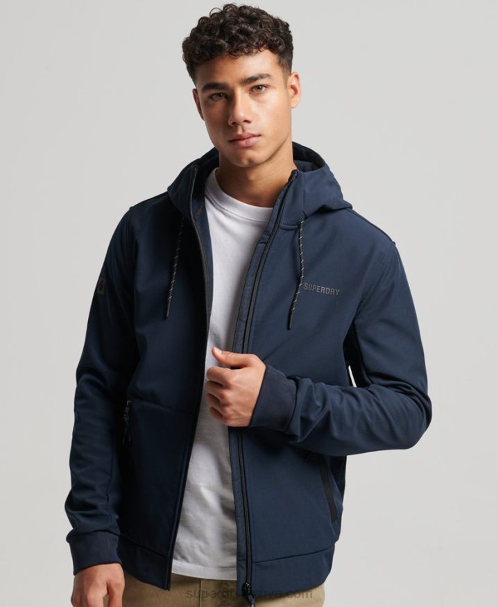 Superdry Code Tech Rib Trekker Jacket Navy Men