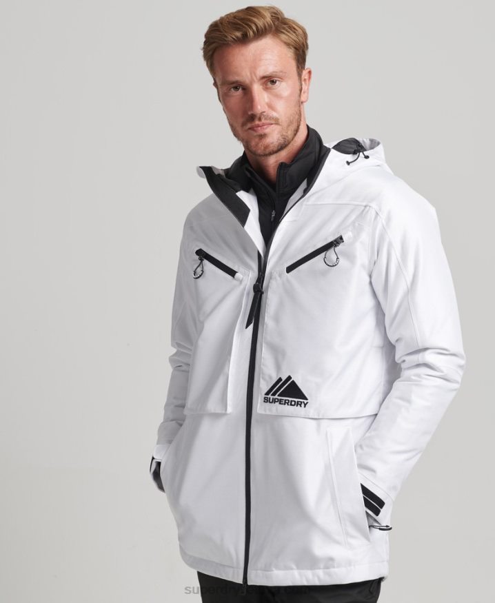 Superdry Freeride Jacket White Men