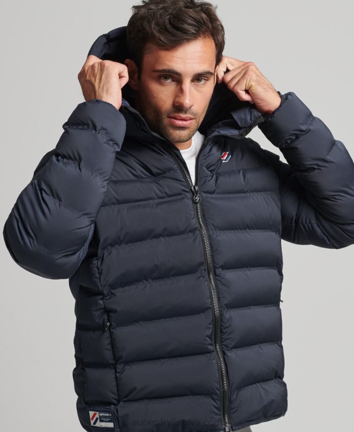 Superdry Heat Sealed Padded Jacket Navy Men