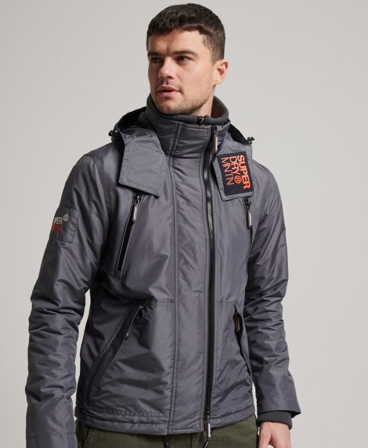 Superdry Mountain SD Windcheater Jacket Dark Grey Men