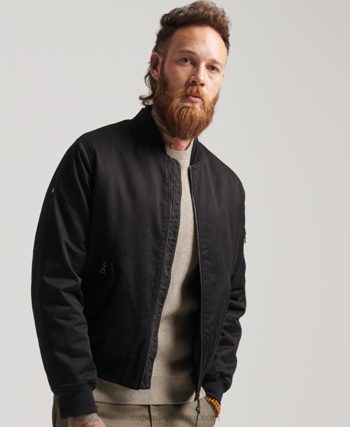 Superdry Studios MA1 Bomber Black Men