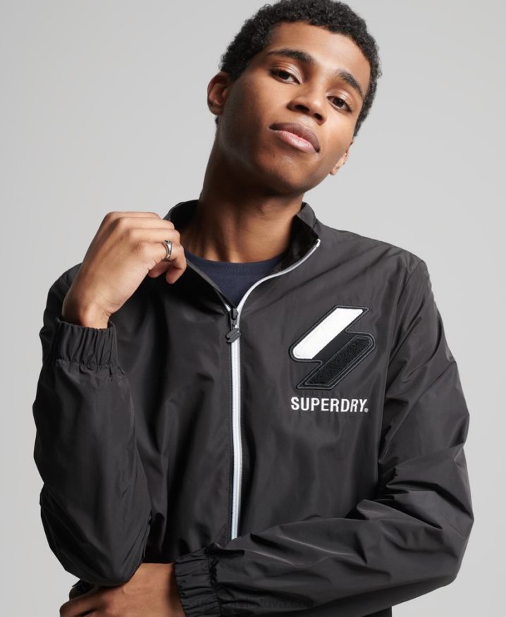 Superdry Track Jacket Black Men