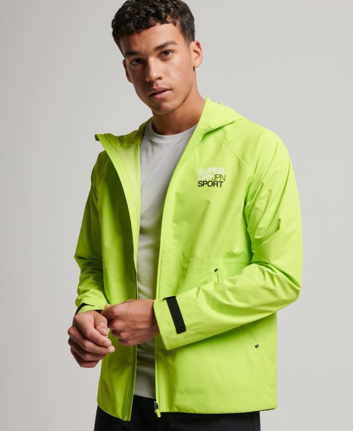 Superdry Waterproof Jacket Green Men