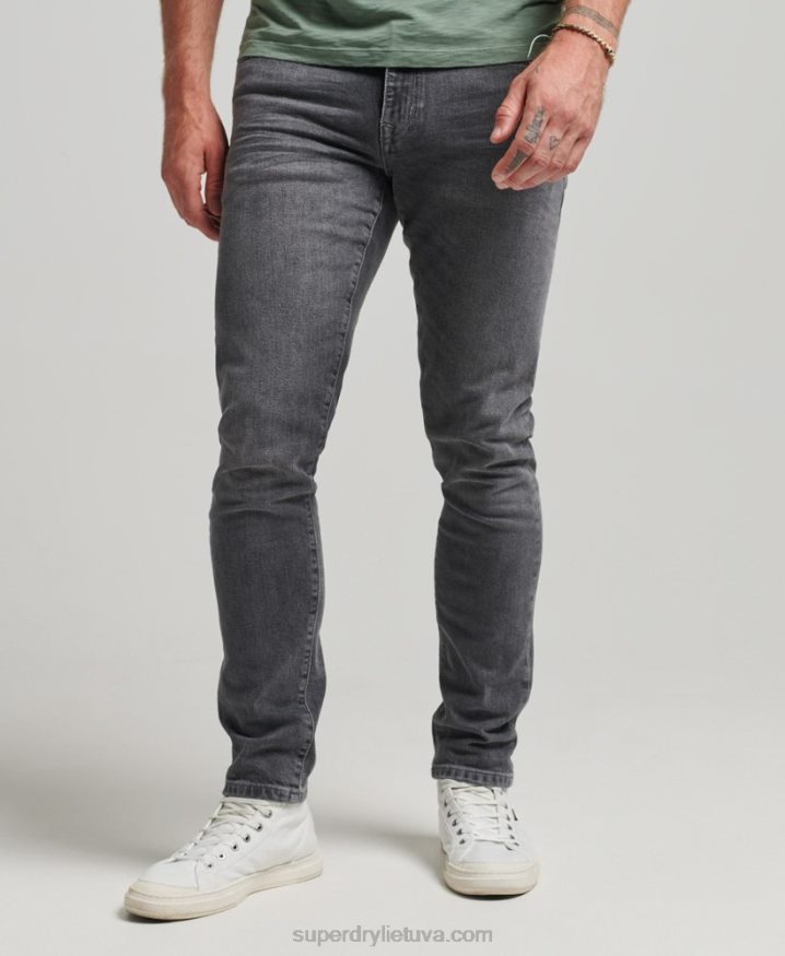 Superdry Organic Cotton Slim Jeans Grey Men