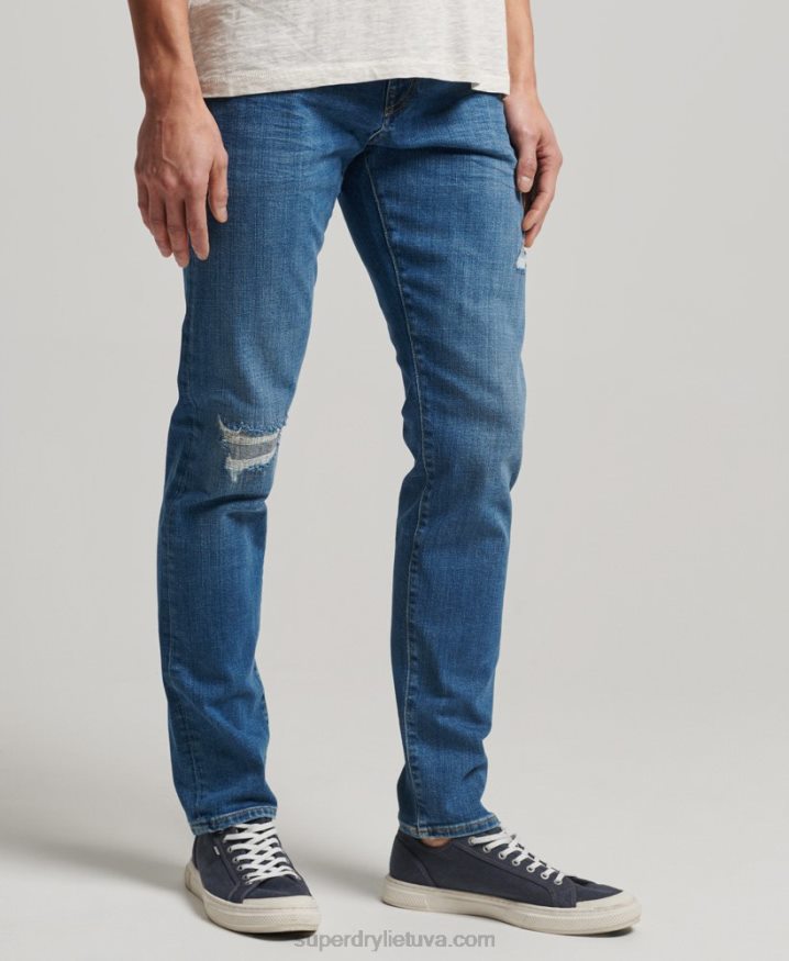 Superdry Organic Cotton Slim Jeans Light Blue Men