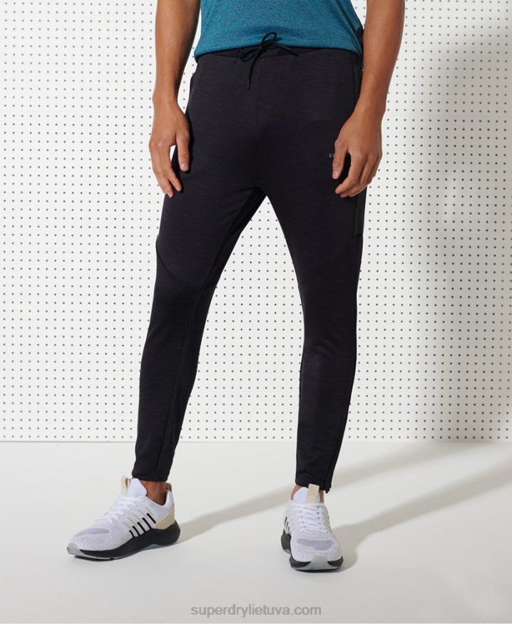 Superdry Training Track Pants Black Men