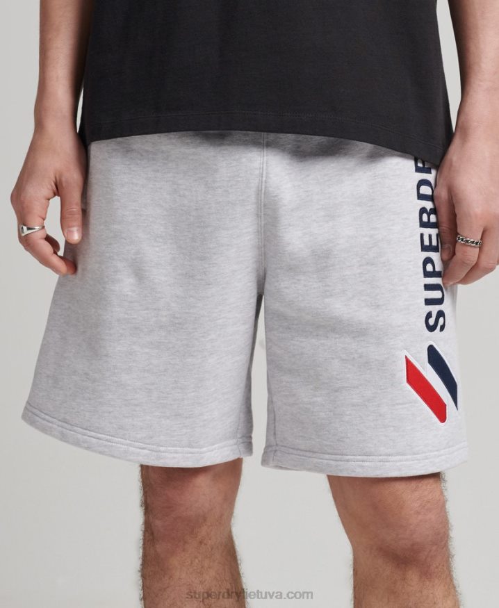 Superdry Code Applique Sweatshorts Grey Men