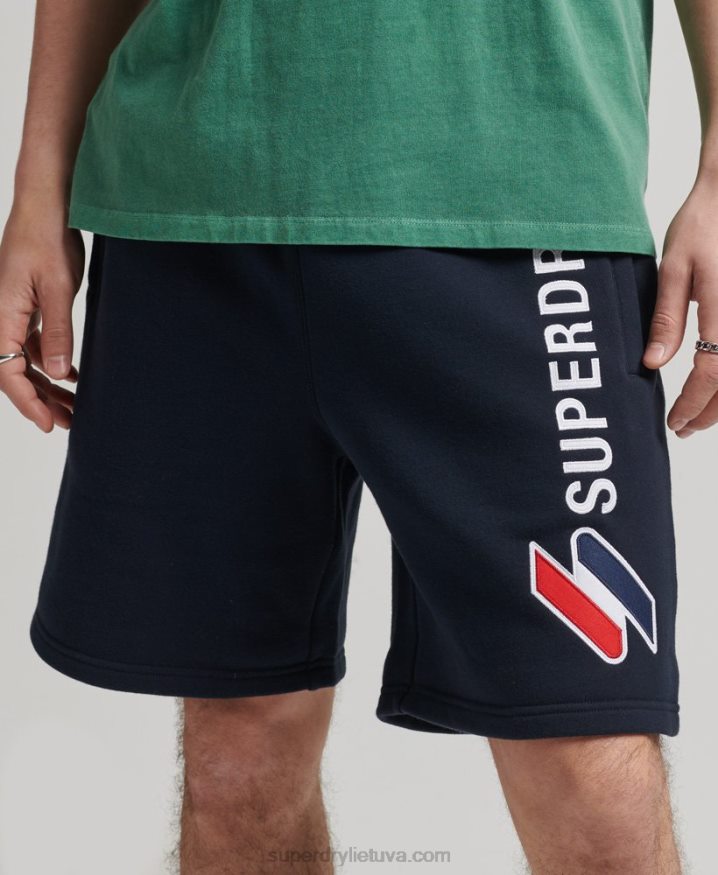 Superdry Code Applique Sweatshorts Navy Men